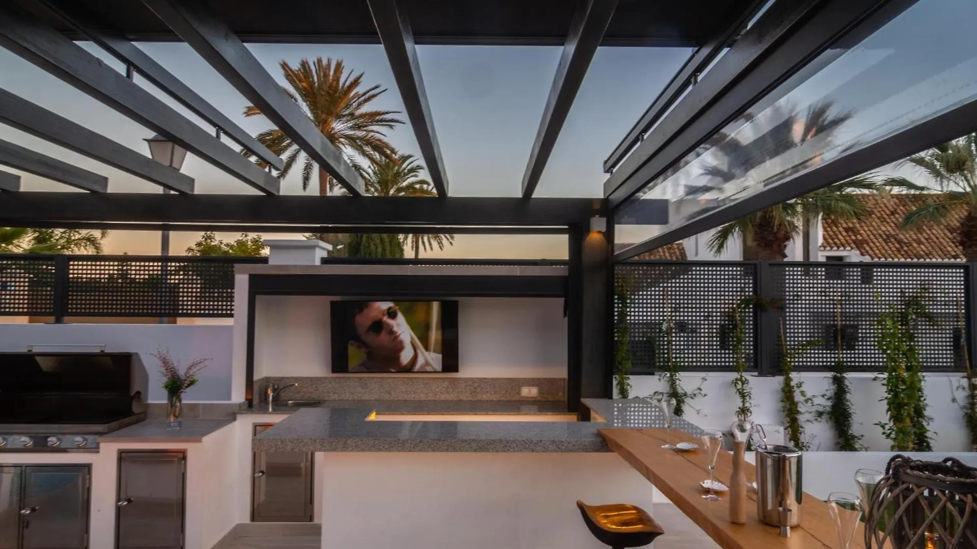 Villa In Las Chapas Playa With Private Heated Pool location